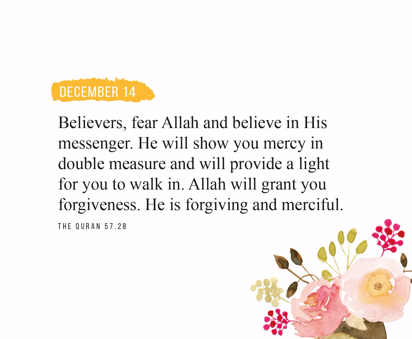 Quranic Verses - An Inspirational Calendar