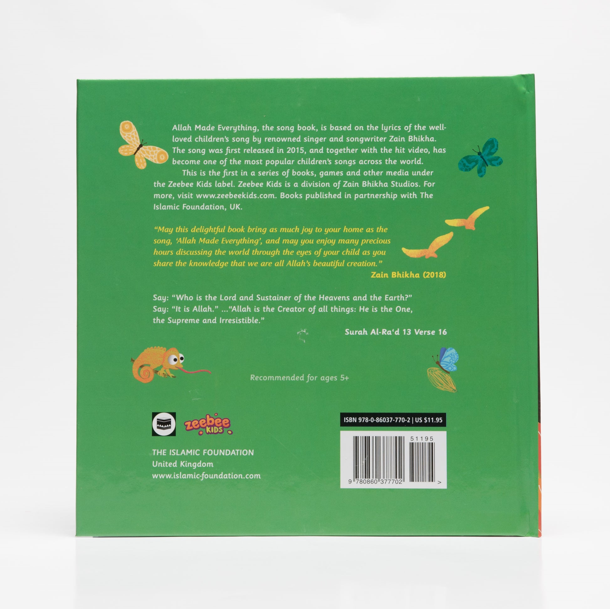 Allah Made Everything Song Book - Islamic Kids Book