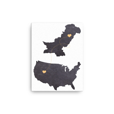 US & Pakistan Home Map Canvas