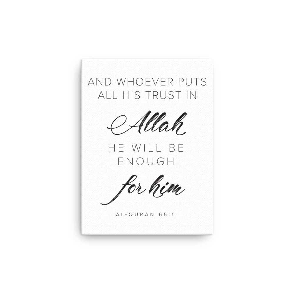 Whoever Puts His Trust - Canvas
