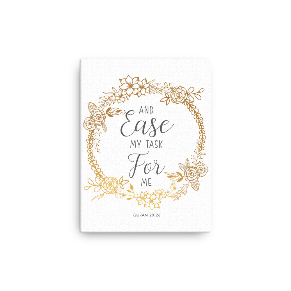 And Ease My Task For Me - Canvas wall art