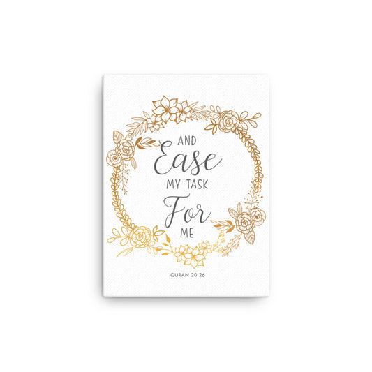 And Ease My Task For Me - Canvas wall art