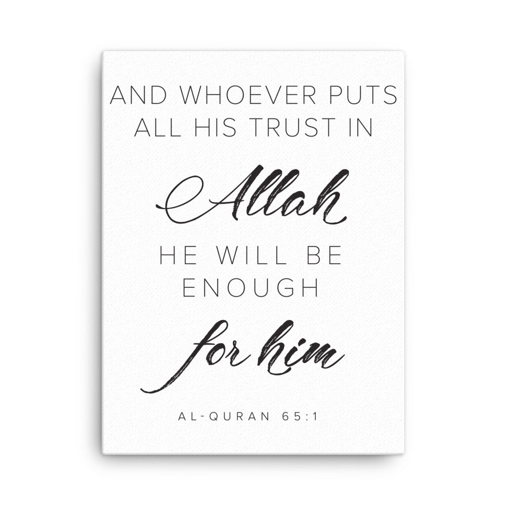 Whoever Puts His Trust - Canvas