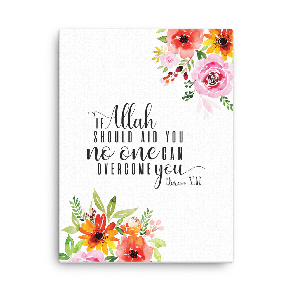 If Allah Should Aid You - Canvas