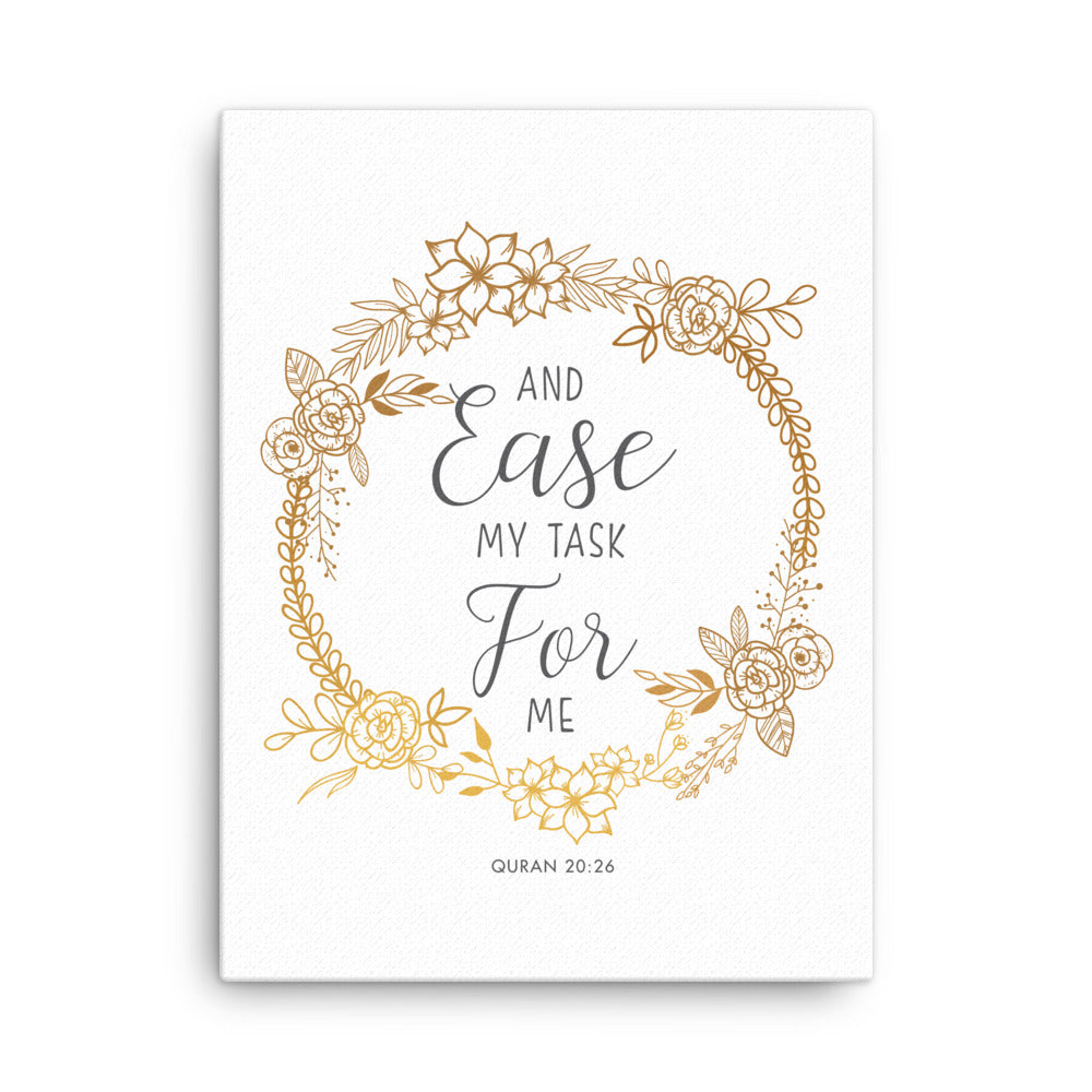 And Ease My Task For Me - Canvas