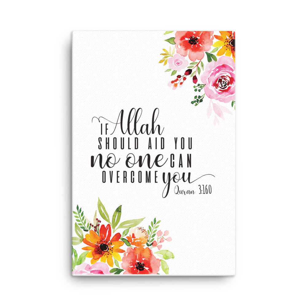 If Allah Should Aid You - Canvas