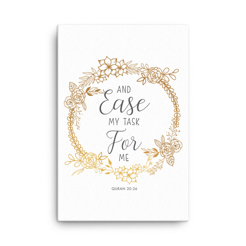 And Ease My Task For Me - Canvas wall art