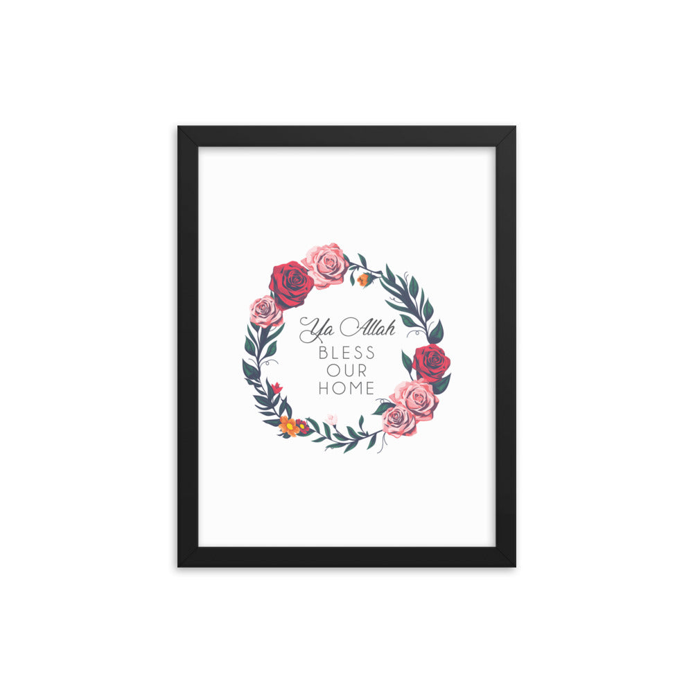 Bless Our Home - Framed poster