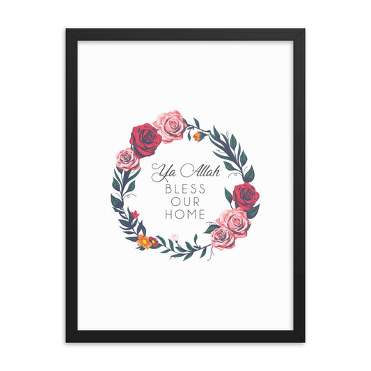 Bless Our Home - Framed poster