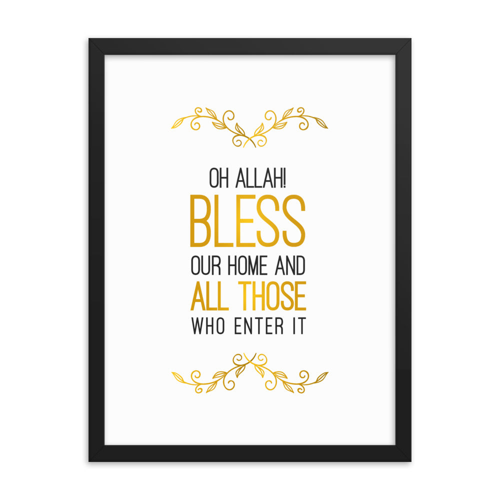 Bless Us - Framed poster