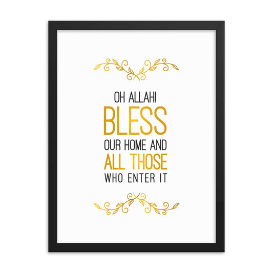 Bless Us - Framed poster