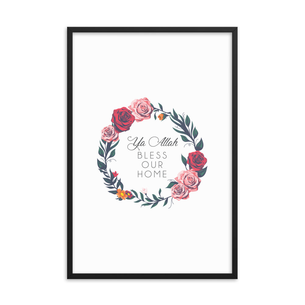Bless Our Home - Framed poster