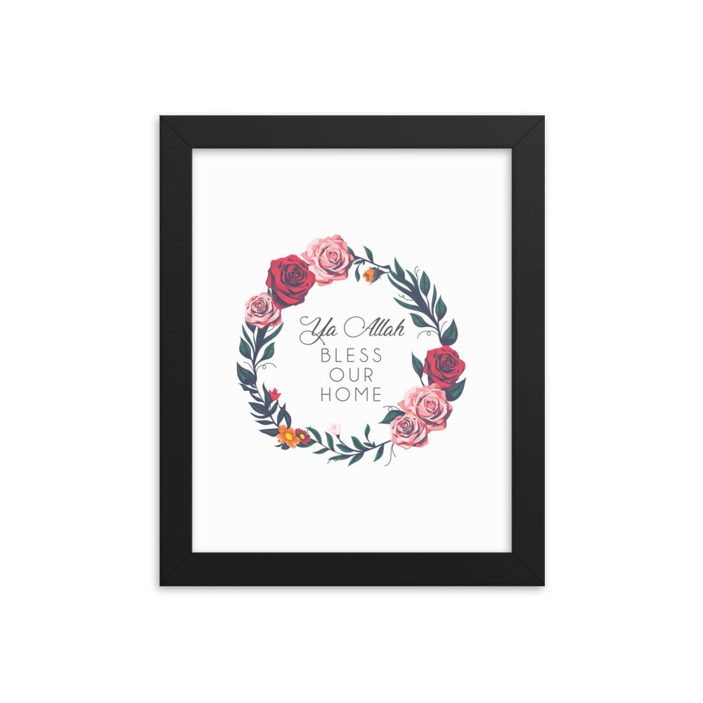 Bless Our Home - Framed poster