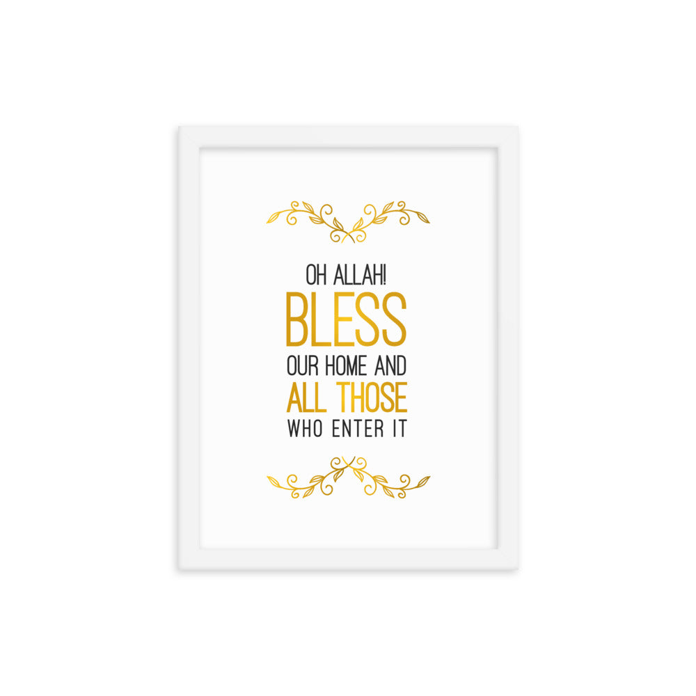 Bless Us - Framed poster