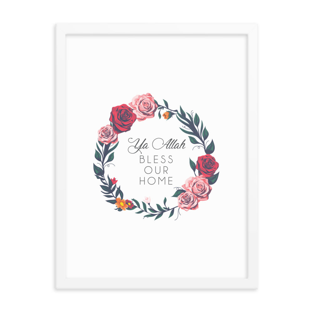 Bless Our Home - Framed poster