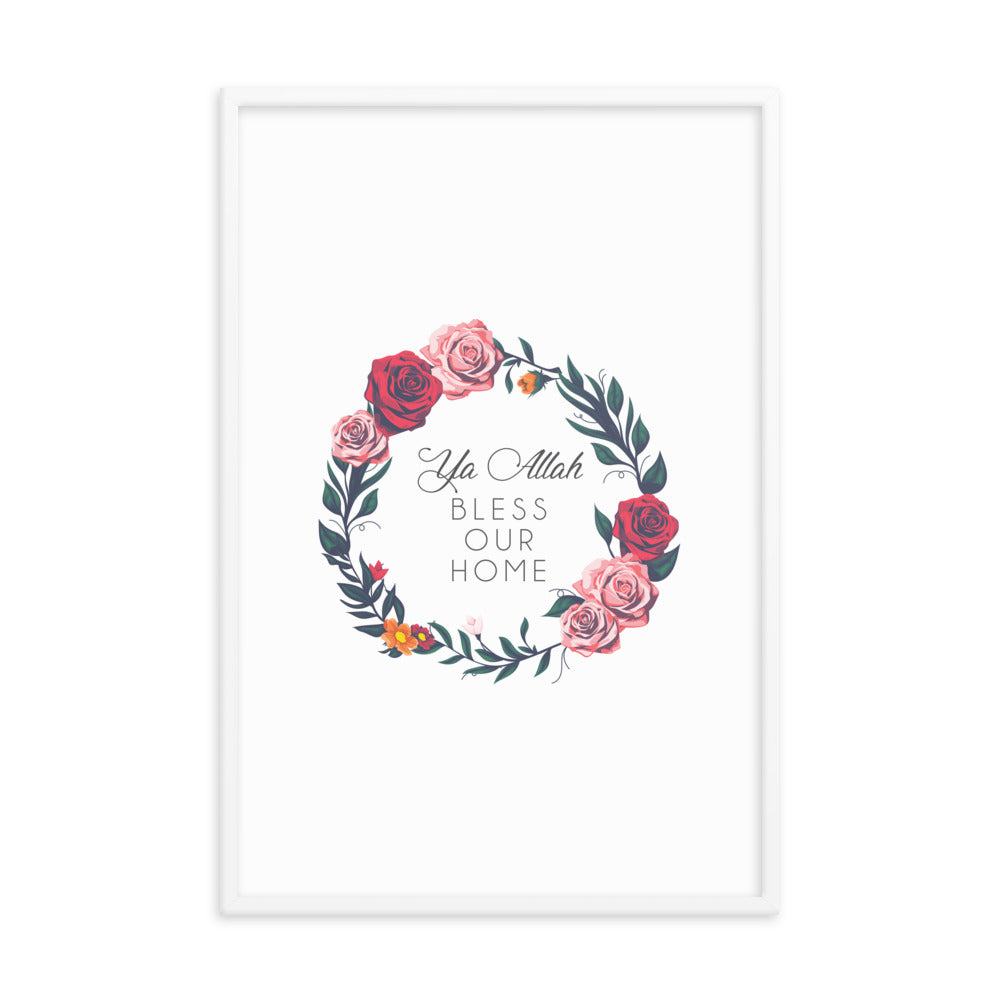 Bless Our Home - Framed poster