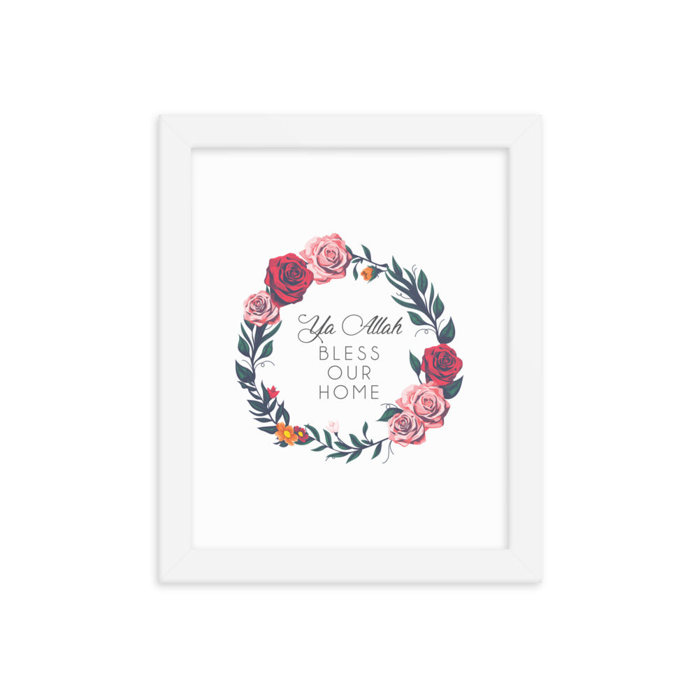 Bless Our Home - Framed poster