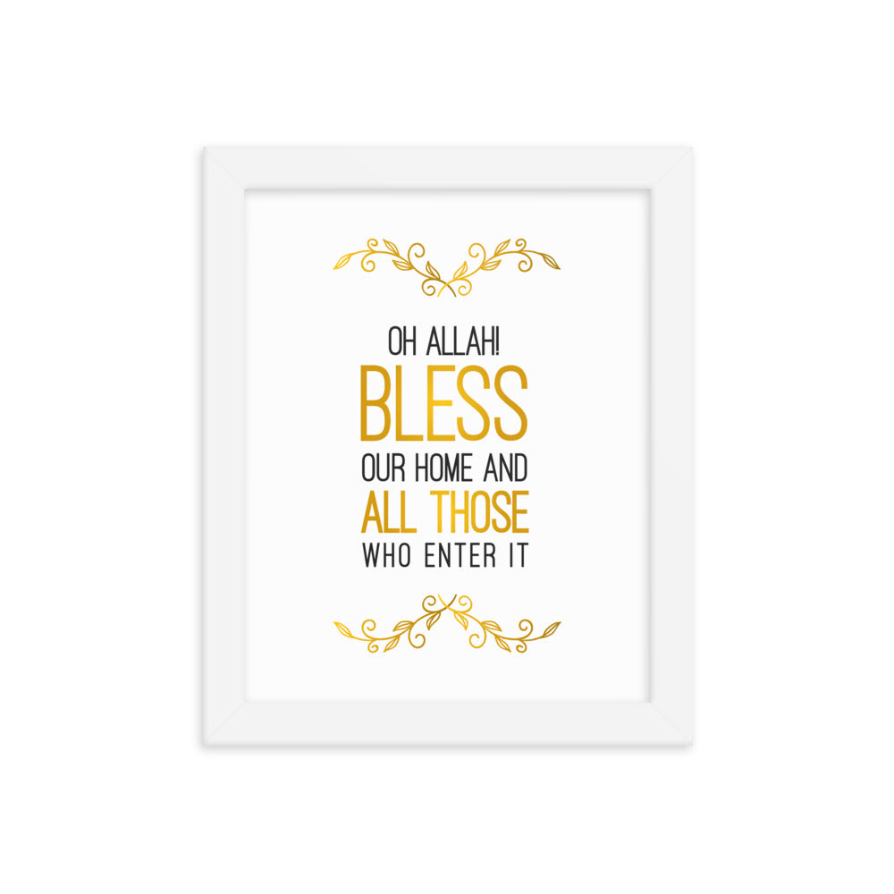 Bless Us - Framed poster