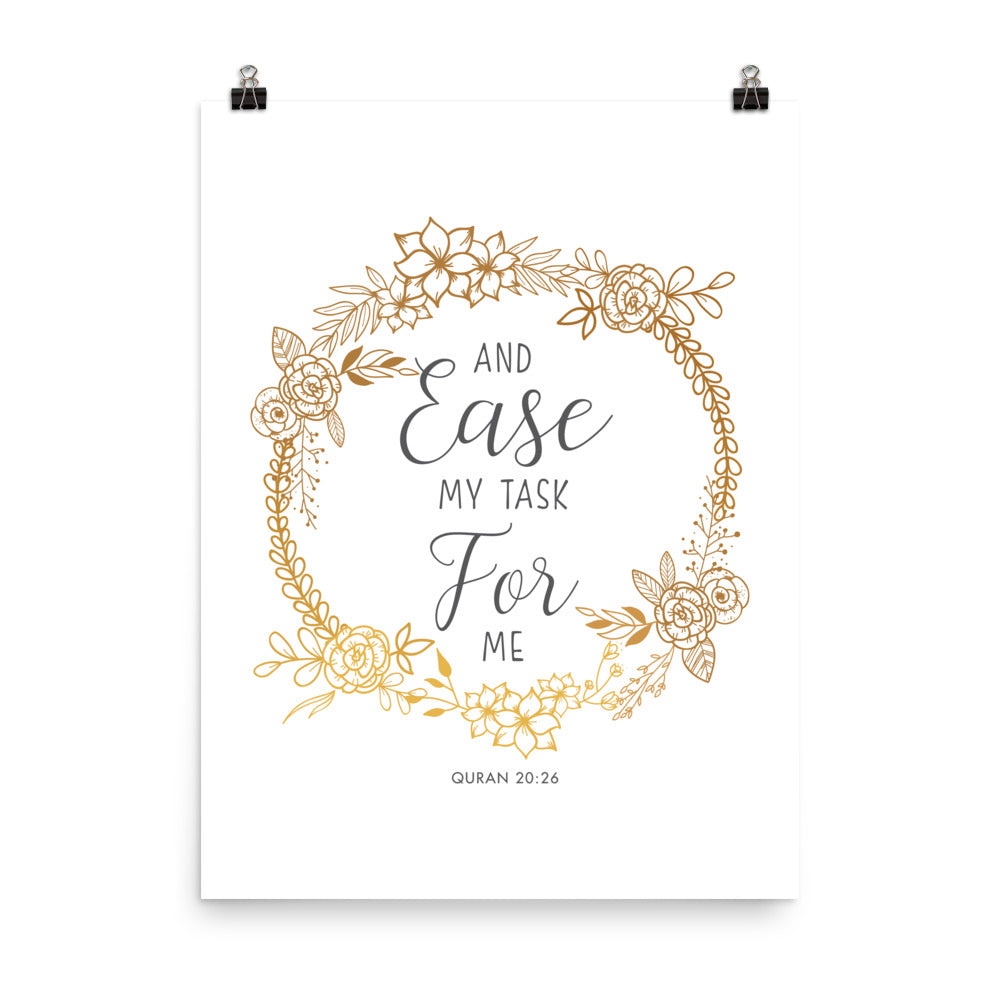 And Ease My Task For Me - Poster