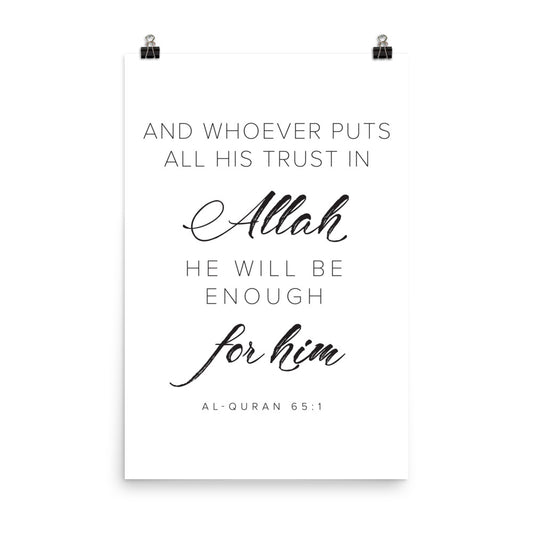 Whoever Puts His Trust - Poster