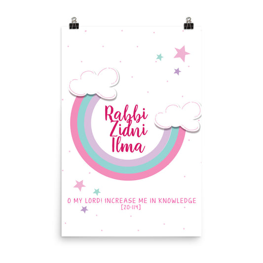 Rabbi Zidni Ilma Pink - Poster