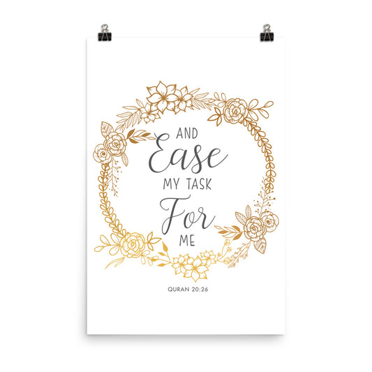 And Ease My Task For Me - Poster