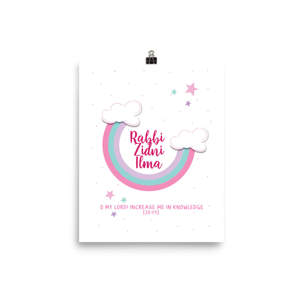 Rabbi Zidni Ilma Pink - Poster