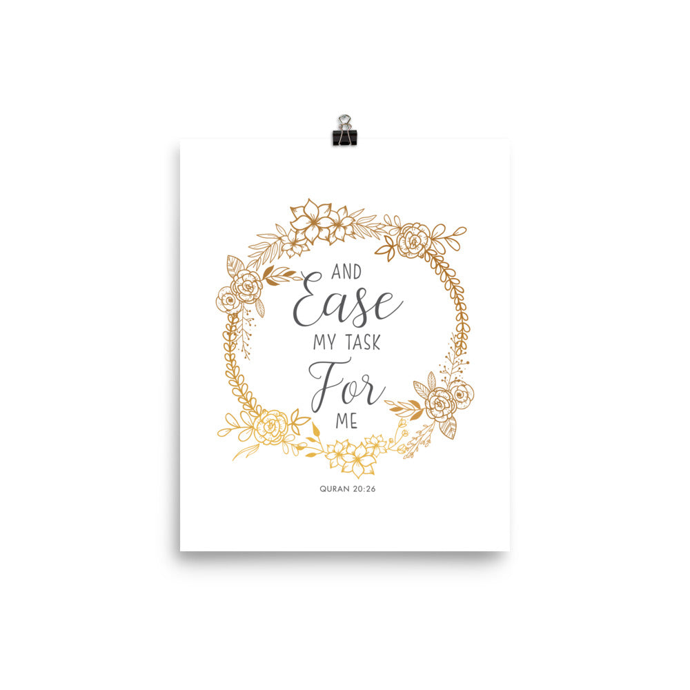 And Ease My Task For Me - Poster