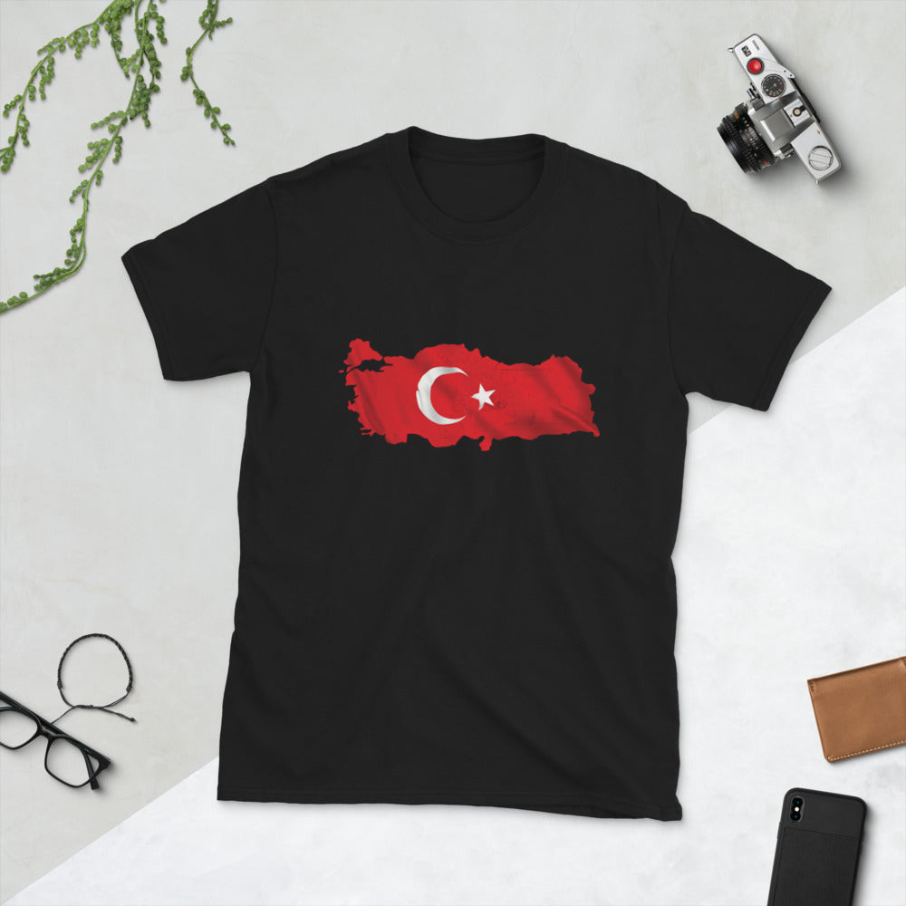 Turkey Flag Map T-Shirt