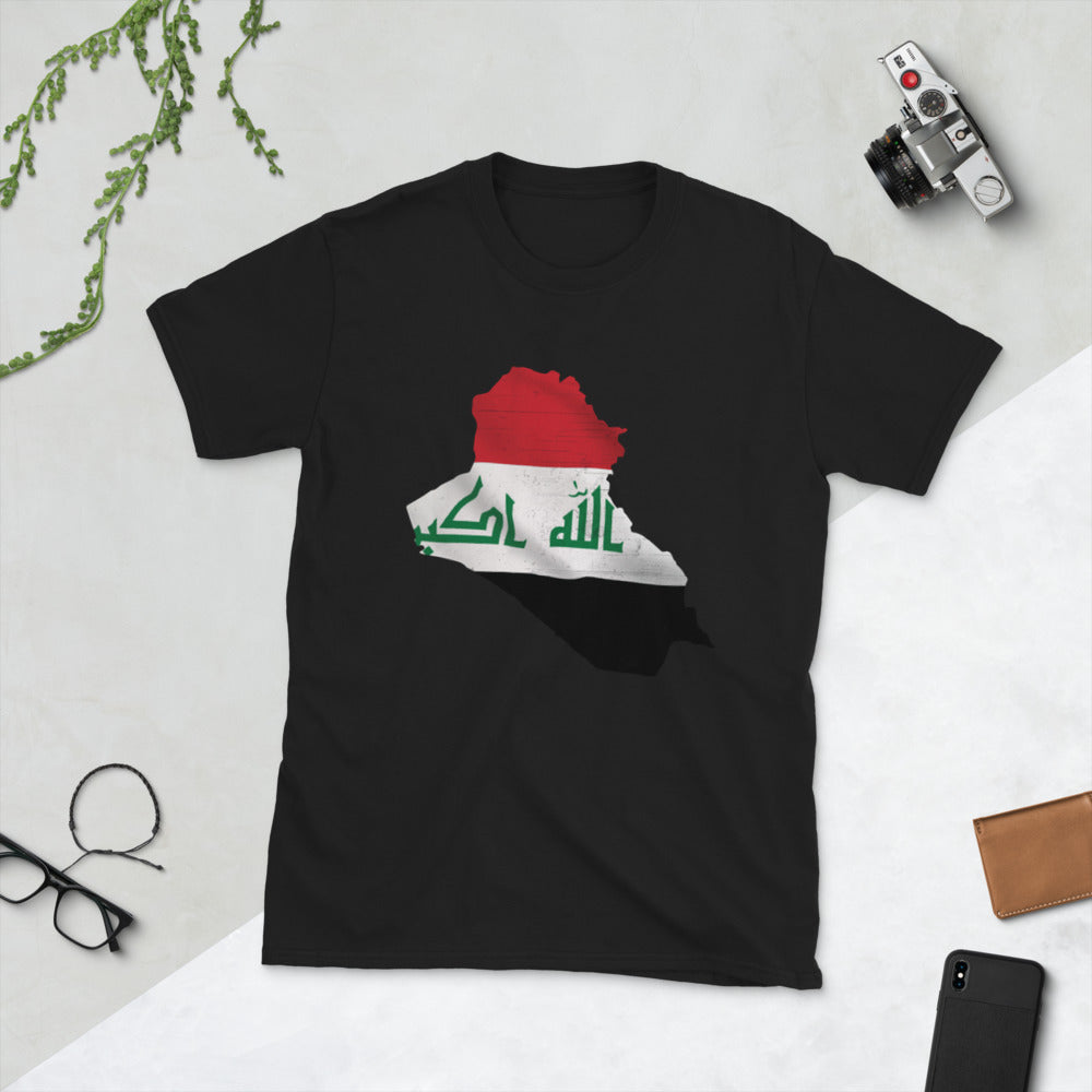 Iraq Flag Map T-Shirt