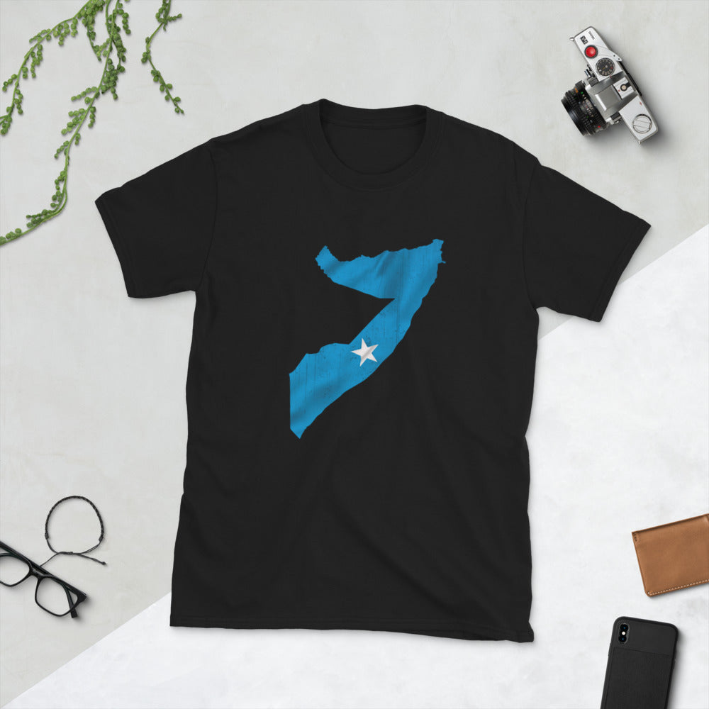 Somalia Flag Map T-Shirt