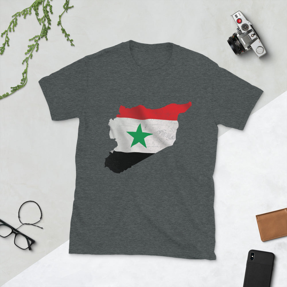 Syria Flag Map T-Shirt