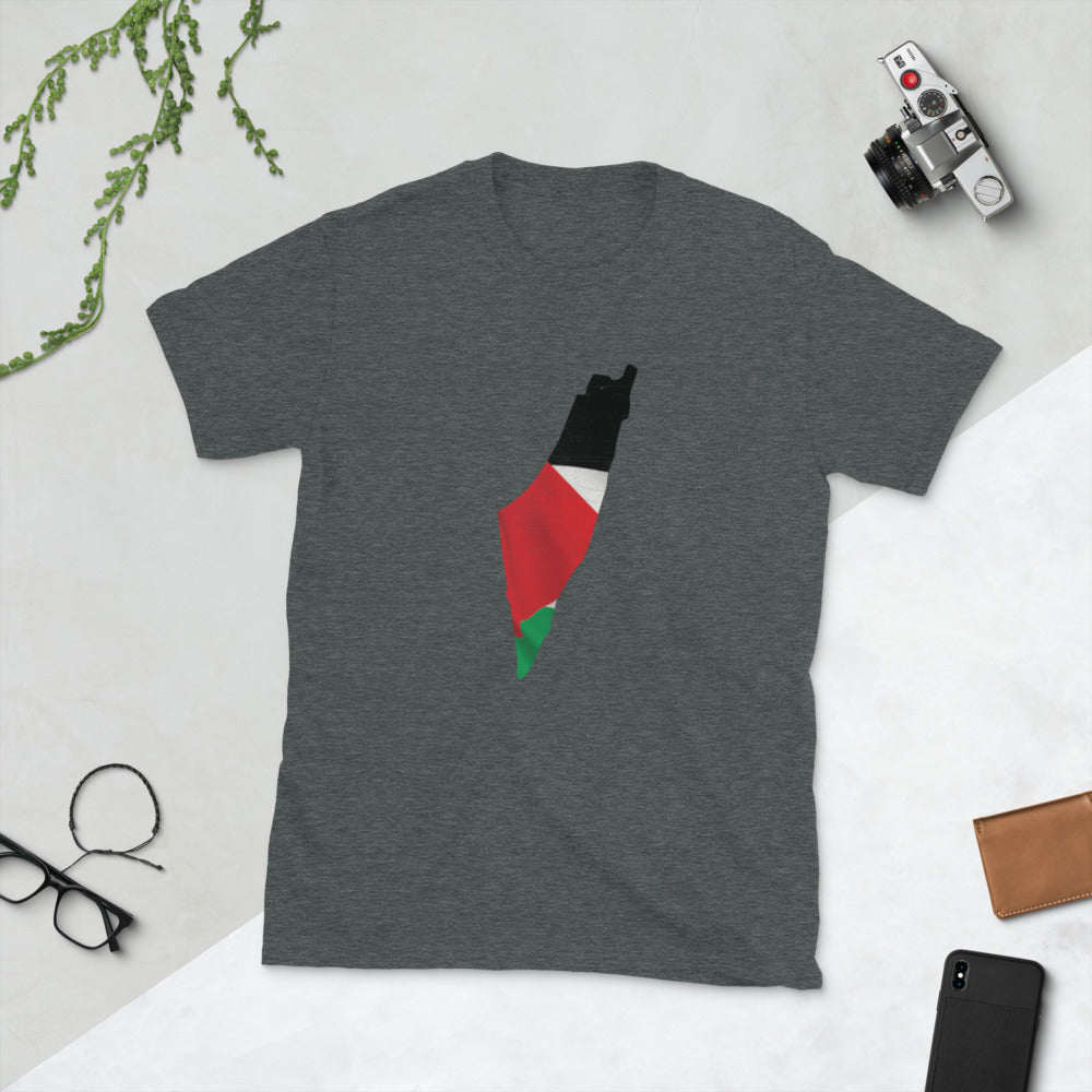 Palestine Flag Map T-Shirt