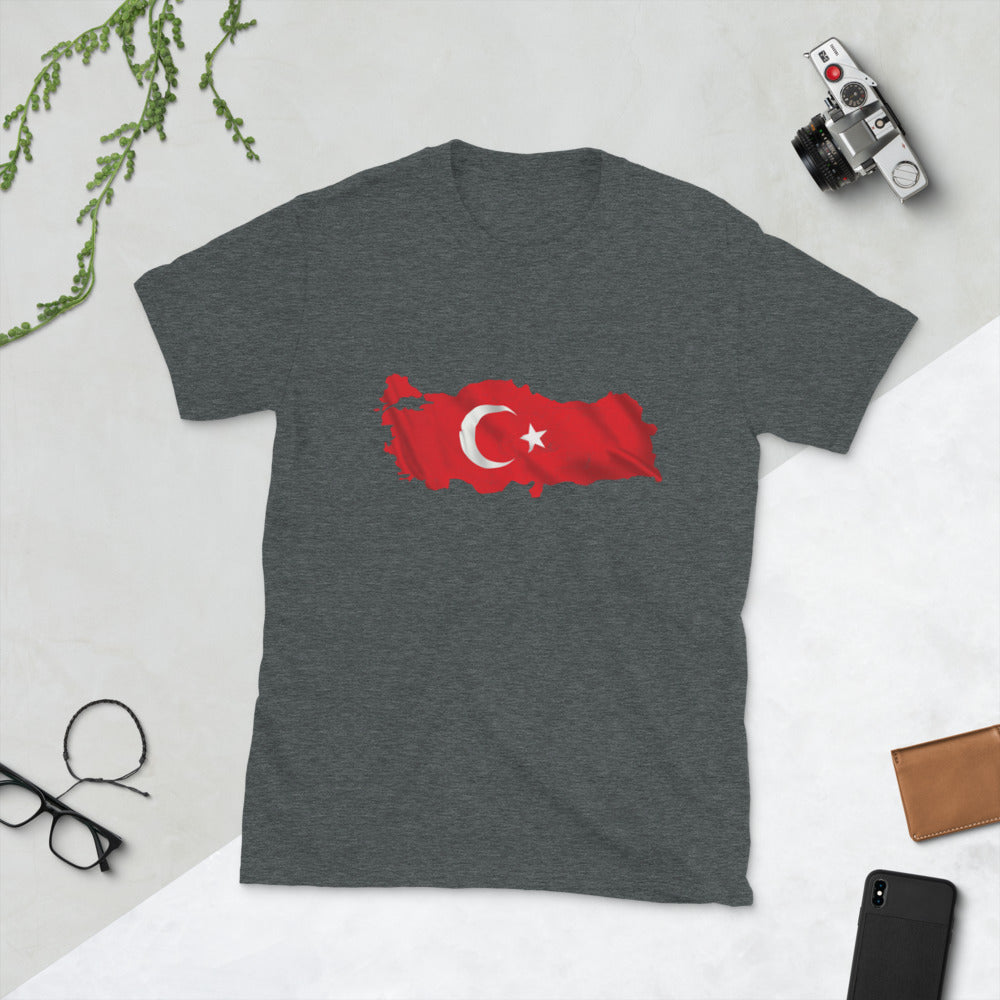 Turkey Flag Map T-Shirt