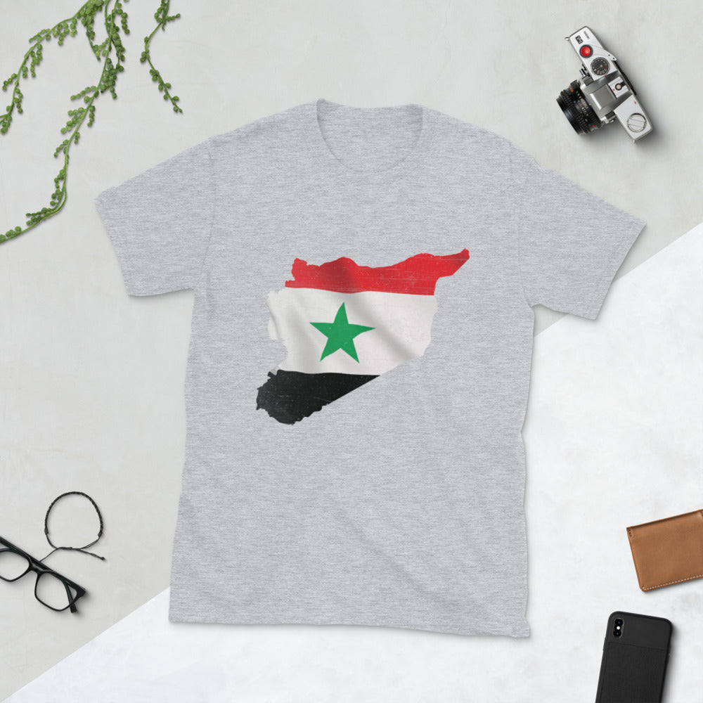 Syria Flag Map T-Shirt