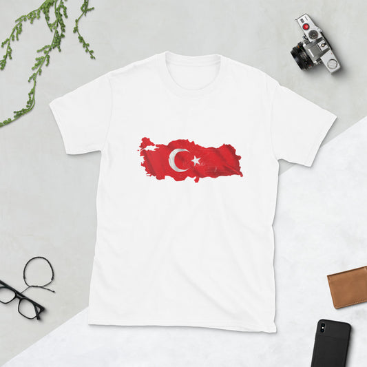 Turkey Flag Map T-Shirt