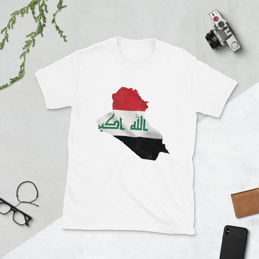 Iraq Flag Map T-Shirt