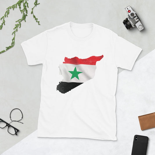 Syria Flag Map T-Shirt