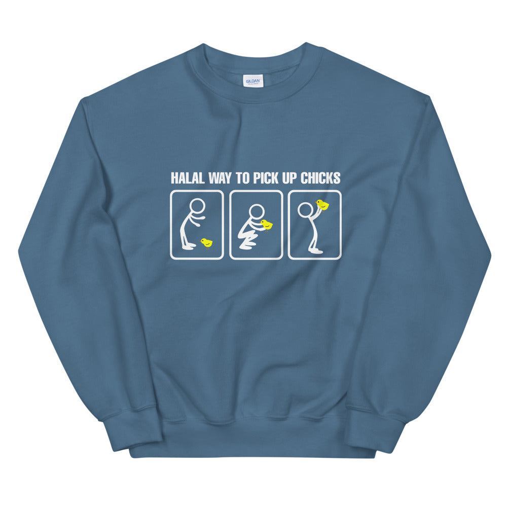 Halal Way to Pickup Chicks Sweatshirt