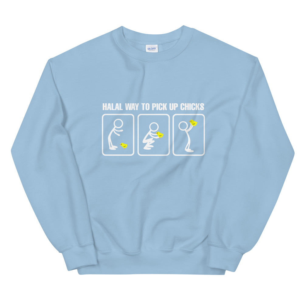 Halal Way to Pickup Chicks Sweatshirt