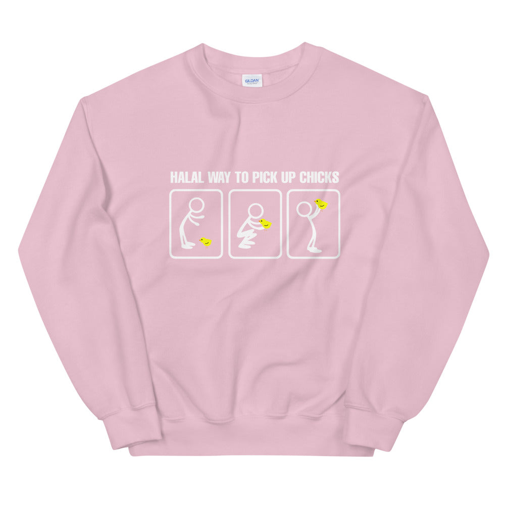 Halal Way to Pickup Chicks Sweatshirt