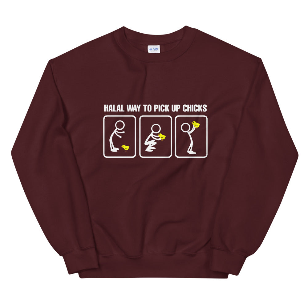 Halal Way to Pickup Chicks Sweatshirt