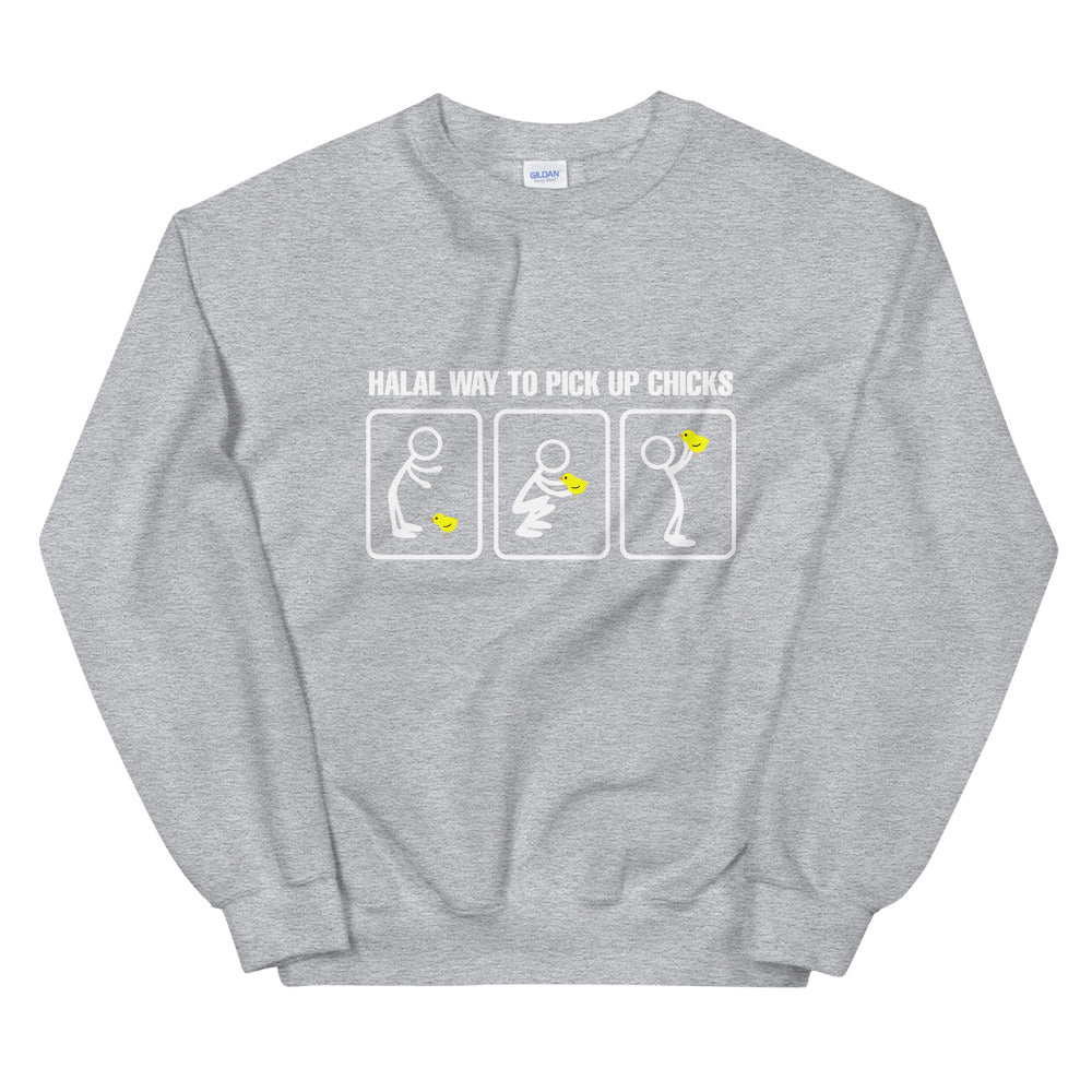 Halal Way to Pickup Chicks Sweatshirt