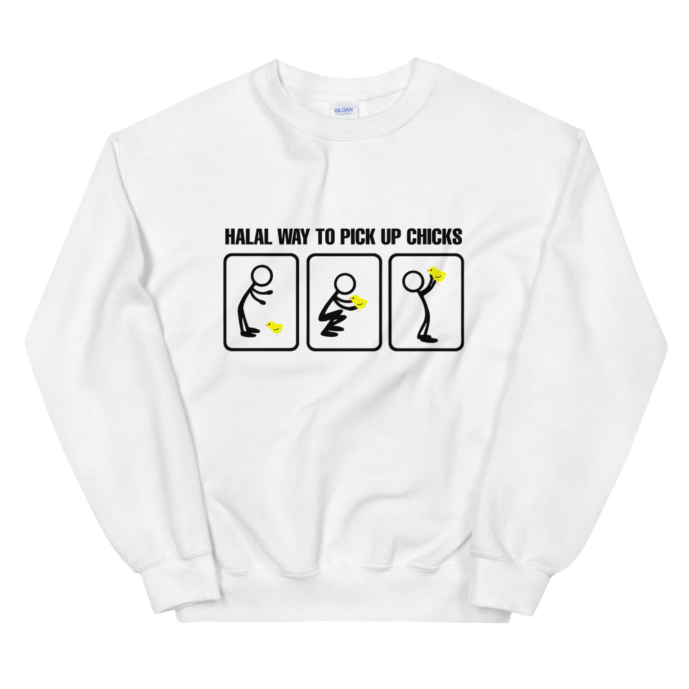 Halal Way to Pickup Chicks Sweatshirt