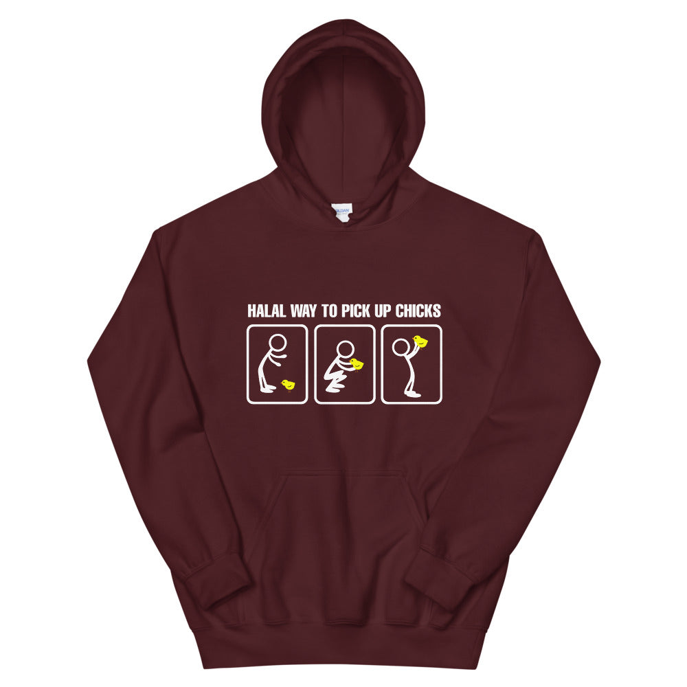 Halal Way to Pickup Chicks Hoodie