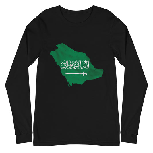 Saudi Arabia Flag Map Tee