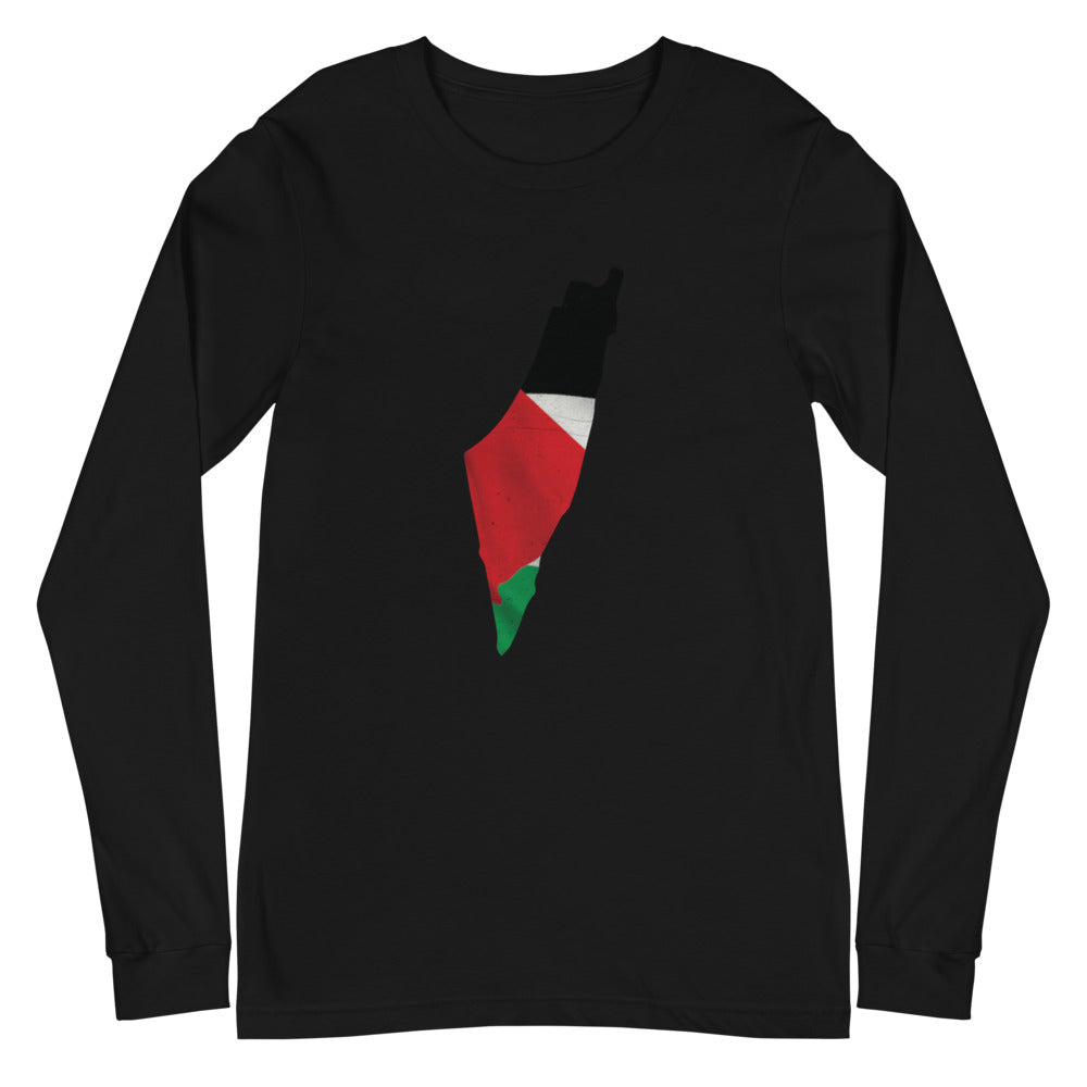 Palestine Flag Map Tee