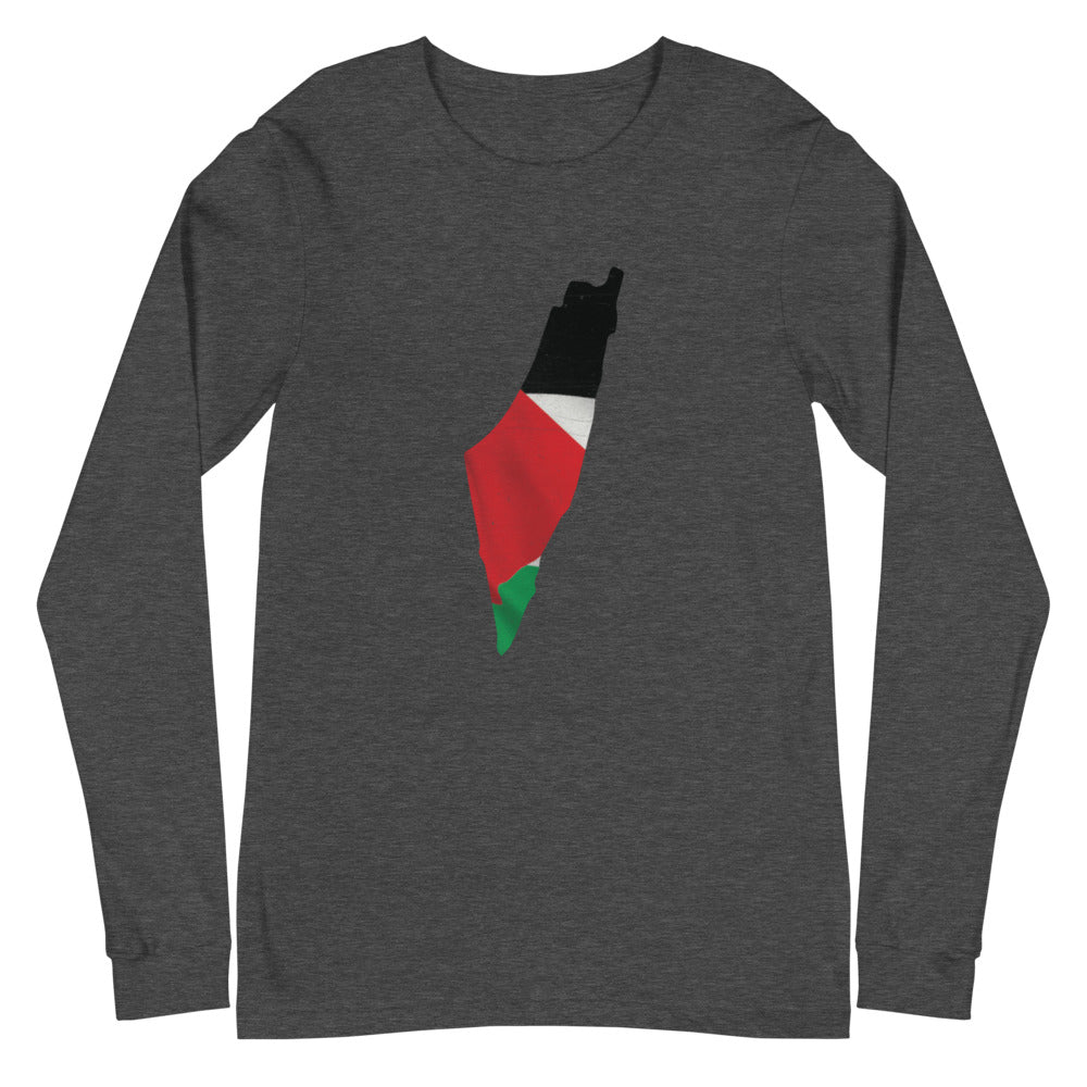 Palestine Flag Map Tee