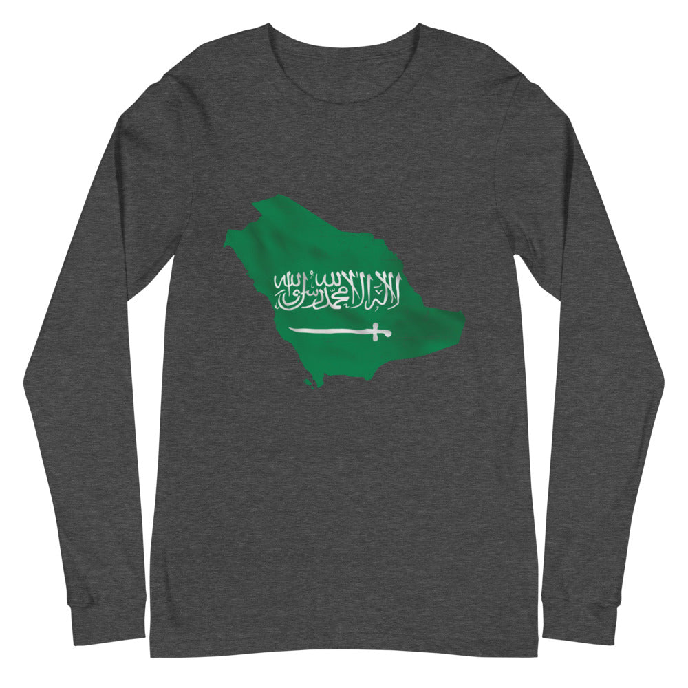 Saudi Arabia Flag Map Tee