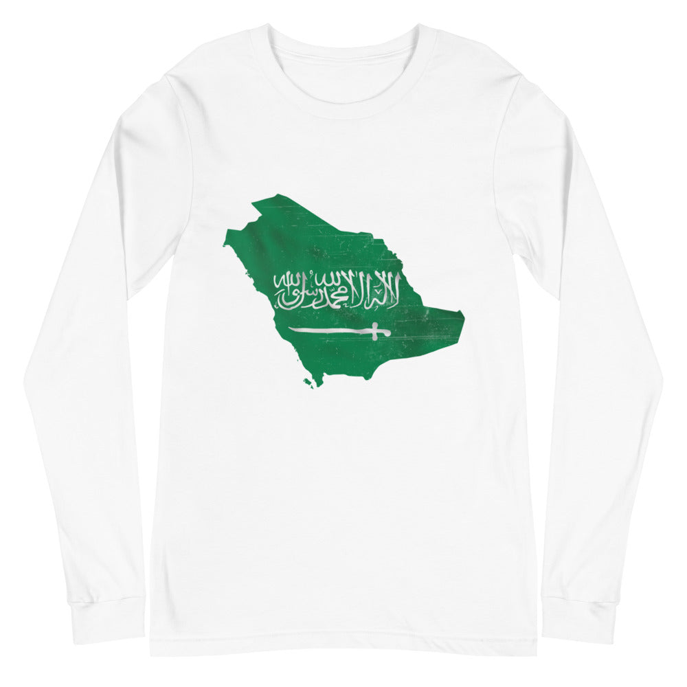 Saudi Arabia Flag Map Tee